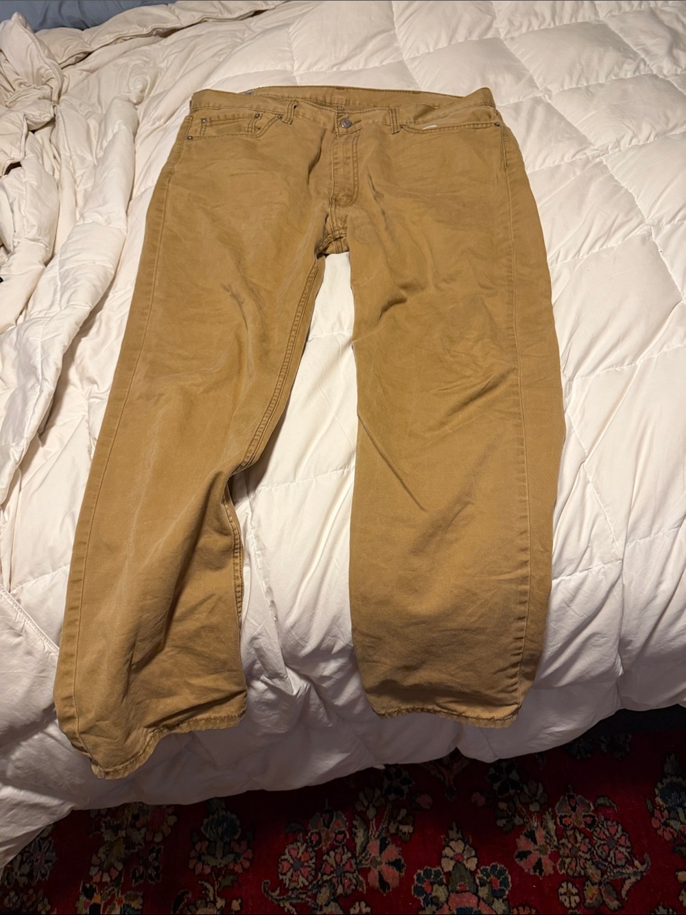Levi's Men's Chino Pants in Khaki Tan